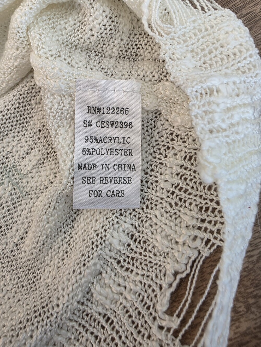 Adora Distressed Star Knit Sweater Medium - Picture 10 of 14